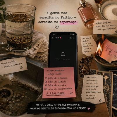 Feitiços, Esperança e o Que a Gente Não Quer Aceitar